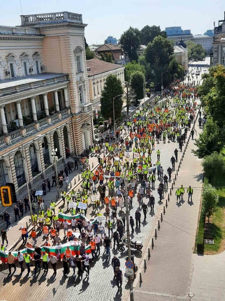 ПРОТЕСТА НА СТРОИТЕЛНИЯ БРАНШ НА 27.07.2022